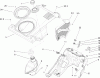 Toro 38576 (6053) - CCR 6053 Quick Clear Snowthrower, 2008 (280000001-280999999) Ersatzteile SHROUD, CONTROL PANEL AND GAS TANK ASSEMBLY