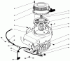 Toro 55-7800 - Replacement Engine, (Kawasaki) Ersatzteile RECOIL & FLYWHEEL ASSEMBLY (KAWASAKI MODEL FB460V TYPE DS08)