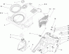 Toro 38577 (6053) - CCR 6053 Quick Clear Snowthrower, 2009 (290000001-290999999) Ersatzteile SHROUD, CONTROL PANEL AND GAS TANK ASSEMBLY