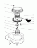 Toro 59250 - Replacement Engine, 2-Cycle (Blade Brake Clutch), 1984 (4000001-4999999) Ersatzteile RECOIL ASSEMBLY