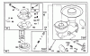 Toro 38580 (1132) - 1132 Power Shift Snowthrower, 1993 (3900001-3999999) Ersatzteile ENGINE BRIGGS & STRATTON MODELS 252416-0756-01 & 252416-0757-01 #3