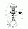 Toro 59255 - Replacement Engine, 2-Cycle (Zone Start), 1984 (4000001-4999999) Ersatzteile RECOIL ASSEMBLY