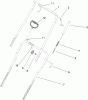 Toro 38582 - Power Clear Snowthrower, 2008 (280000001-280999999) Ersatzteile HANDLE ASSEMBLY