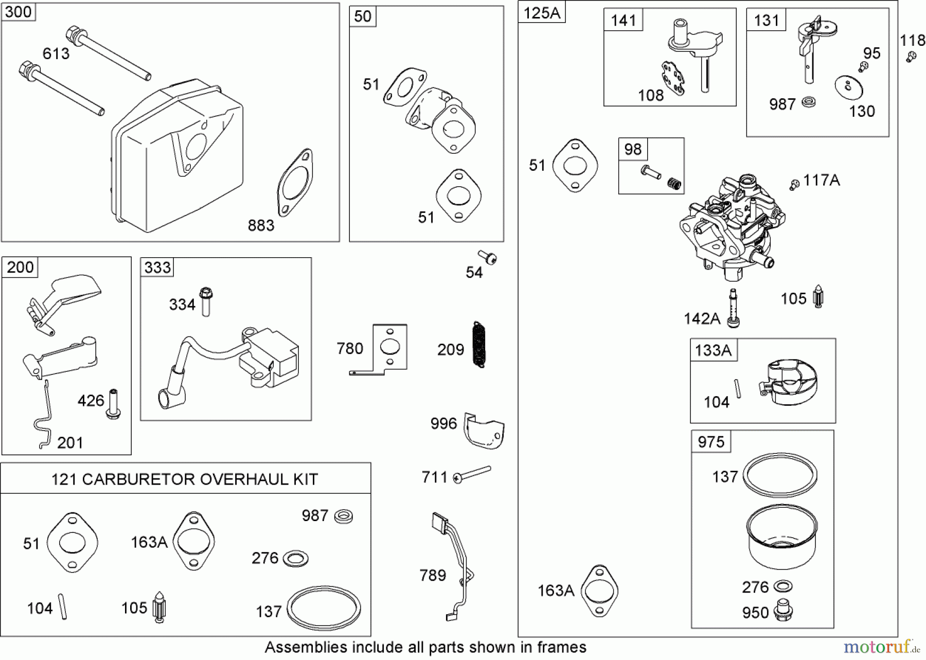 Toro Neu Snow Blowers/Snow Throwers Seite 1 38582 - Toro Power Clear Snowthrower, 2008 (280000001-280999999) MUFFLER, CARBURETOR AND INTAKE MANIFOLD ASSEMBLY BRIGGS AND STRATTON 084233-0199-E8