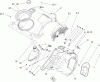 Toro 38582 - Power Clear Snowthrower, 2008 (280000001-280999999) Ersatzteile SHROUD AND CONTROL PANEL ASSEMBLY