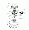 Toro 59257 - Replacement Engine, 2-Cycle (Zone Start), 1985 (5000001-5999999) Ersatzteile RECOIL ASSEMBLY
