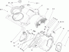 Toro 38583 - Power Clear Snowthrower, 2009 (290000001-290999999) Ersatzteile SHROUD AND CONTROL PANEL ASSEMBLY