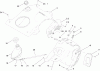 Toro 38583 - Power Clear Snowthrower, 2010 (310000001-310999999) Ersatzteile SHROUD AND FUEL ASSEMBLY