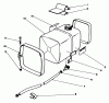 Toro 59260 - Replacement Engine, 2-Cycle, 1984 (400001-499999) Ersatzteile 5 QT. FUEL TANK ASSEMBLY NO. 52-3710 (OPTIONAL)