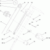 Toro 38584 - Power Clear Snowthrower, 2010 (310000001-310999999) Ersatzteile HANDLE CHUTE CONTROL ASSEMBLY