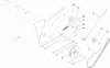 Toro 38589 - Power Clear Snowthrower, 2011 (311000001-311999999) Ersatzteile ROTOR DRIVE ASSEMBLY
