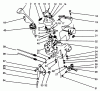 Toro 38590 (1232) - 1232 Power Shift Snowthrower, 1996 (6900001-6999999) Ersatzteile TRACTION LINKAGE ASSEMBLY