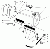Toro 59260 - Replacement Engine, 2-Cycle, 1986 (6000001-6999999) Ersatzteile 3 QT. FUEL TANK ASSEMBLY NO. 52-3690 (OPTIONAL)
