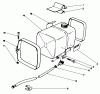 Toro 59260 - Replacement Engine, 2-Cycle, 1986 (6000001-6999999) Ersatzteile 5 QT. FUEL TANK ASSEMBLY NO. 52-3710 (OPTIONAL)
