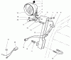 Toro 38591 (1232) - 1232 Power Shift Snowthrower, 1997 (7900001-7999999) Ersatzteile LIGHT ASSEMBLY NO. 66-7941