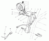 Toro 38591 (1232) - 1232 Power Shift Snowthrower, 1998 (8900001-8999999) Ersatzteile LIGHT ASSEMBLY NO. 66-7941