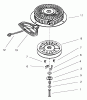 Toro 38591 (1232) - 1232 Power Shift Snowthrower, 1998 (8900001-8999999) Ersatzteile RECOIL STARTER NO. 590749 (OPTIONAL)