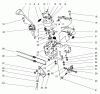 Toro 38591 (1232) - 1232 Power Shift Snowthrower, 1998 (8900001-8999999) Ersatzteile TRACTION LINKAGE ASSEMBLY