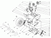 Toro 38591 (1232) - 1232 Power Shift Snowthrower, 1998 (8900001-8999999) Ersatzteile TRANSMISSION DRIVE ASSEMBLY