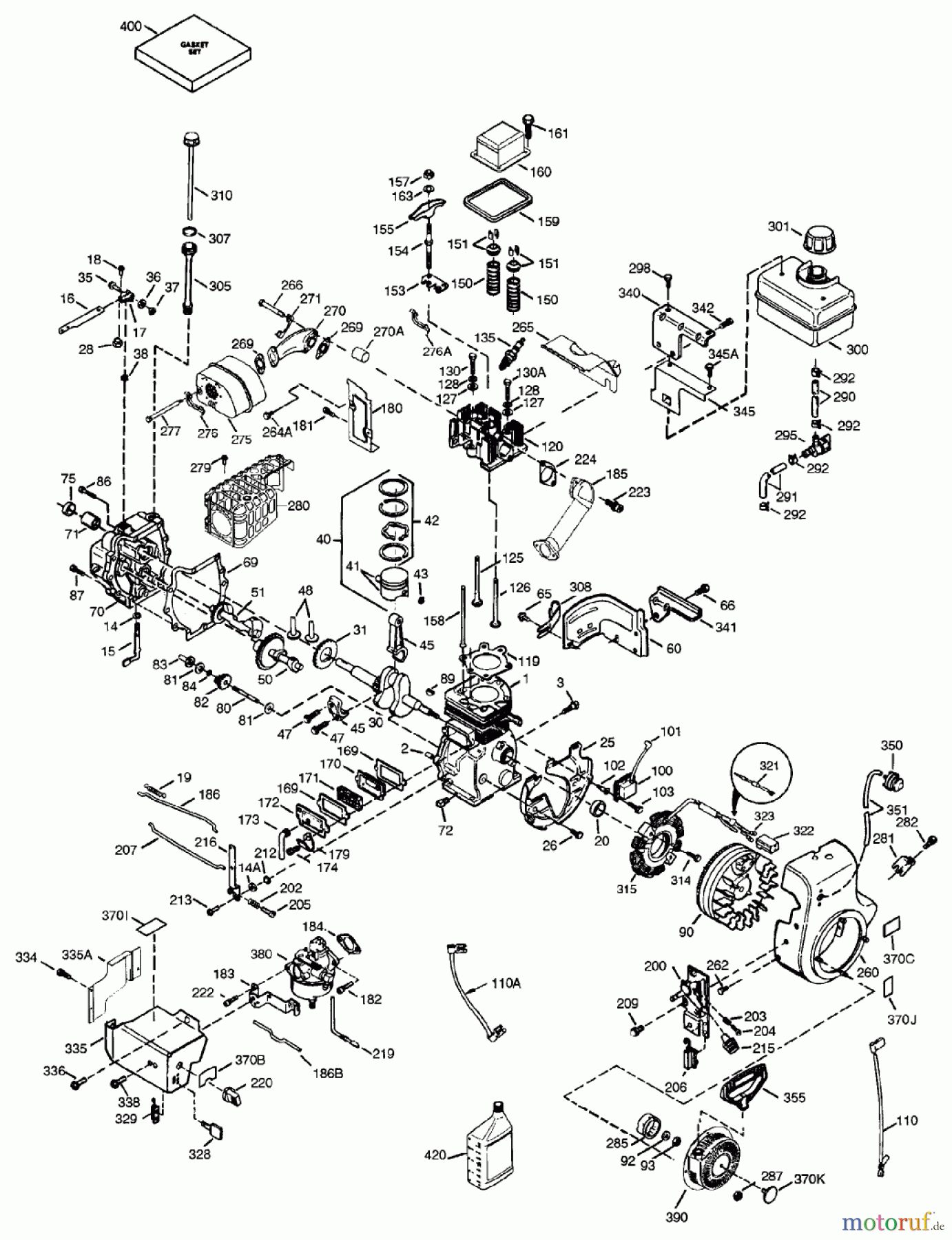Toro Neu Snow Blowers/Snow Throwers Seite 1 38590 (1232) - Toro 1232 Power Shift Snowthrower, 1999 (9900001-9999999) ENGINE TECUMSEH MODEL OHSK120-223619A (MODEL 38591 ONLY)