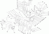 Toro 38590 (1232) - 1232 Power Shift Snowthrower, 1999 (9900001-9999999) Ersatzteile HOUSING ASSEMBLY
