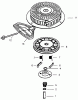 Toro 38590 (1232) - 1232 Power Shift Snowthrower, 1999 (9900001-9999999) Ersatzteile TECUMSEH STARTER NO 590733 (OPTIONAL)