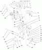 Toro 38590 (1232) - 1232 Power Shift Snowthrower, 1999 (9900001-9999999) Ersatzteile TRACTION LINKAGE ASSEMBLY