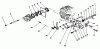 Toro 59260 - Replacement Engine, 2-Cycle, 1986 (6000001-6999999) Ersatzteile GOVERNOR ASSEMBLY