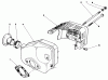 Toro 59260 - Replacement Engine, 2-Cycle, 1986 (6000001-6999999) Ersatzteile MUFFLER ASSEMBLY