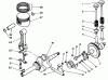 Toro 59265 - Replacement Engine, 4-Cycle, 1984 (4000001-4999999) Ersatzteile CRANKSHAFT ASSEMBLY