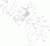 Toro 38593 - Power Clear Snowthrower, 2011 (311000001-311999999) Ersatzteile ENGINE ASSEMBLY