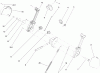 Toro 38595 (6000) - Power Max 6000 Snowthrower, 2006 (260000001-260999999) Ersatzteile LEVER CHUTE CONTROL ASSEMBLY