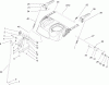 Toro 38595 (6000) - Power Max 6000 Snowthrower, 2007 (270000001-270999999) Ersatzteile HANDLE AND CONTROL ASSEMBLY