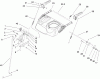Toro 38597 (826 O) - Power Max 826 O Snowthrower, 2009 (290000001-290999999) Ersatzteile HANDLE AND CONTROL ASSEMBLY