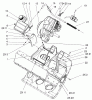 Toro 38602 - Snow Commander Snowthrower, 2001 (210000001-210999999) Ersatzteile ENGINE AND FRAME ASSEMBLY