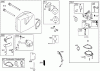 Toro 38602 - Snow Commander Snowthrower, 2001 (210000001-210999999) Ersatzteile INTAKE MANIFOLD, CARBURETOR, AND MUFFLER ASSEMBLIES BRIGGS AND STRATTON 084332-0130-E1