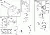 Toro 38602 - Snow Commander Snowthrower, 2001 (210000001-210999999) Ersatzteile INTAKE MANIFOLD, CARBURETOR, AND MUFFLER ASSEMBLIES BRIGGS AND STRATTON 084333-0199-E1