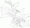 Toro 38602 - Snow Commander Snowthrower, 2001 (210000001-210999999) Ersatzteile LOWER HOUSING ASSEMBLY