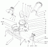 Toro 38601 - Snow Commander Snowthrower, 2003 (230000001-230999999) Ersatzteile CHUTE ASSEMBLY