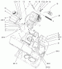 Toro 38601 - Snow Commander Snowthrower, 2003 (230000001-230999999) Ersatzteile ENGINE AND FRAME ASSEMBLY