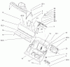 Toro 38601 - Snow Commander Snowthrower, 2003 (230000001-230999999) Ersatzteile LOWER HOUSING ASSEMBLY