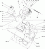 Toro 38600 - Snow Commander Snowthrower, 2005 (250000001-250999999) Ersatzteile ENGINE AND FRAME ASSEMBLY