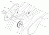 Toro 38600 - Snow Commander Snowthrower, 2005 (250000001-250999999) Ersatzteile IMPELLER DRIVE ASSEMBLY