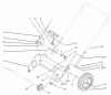 Toro 38600 - Snow Commander Snowthrower, 2005 (250000001-250999999) Ersatzteile LOWER HANDLE ASSEMBLY