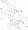 Toro 38600 - Snow Commander Snowthrower, 2005 (250000001-250999999) Ersatzteile LOWER HOUSING ASSEMBLY