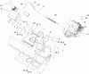 Toro 38600 - Snow Commander Snowthrower, 2006 (260000001-260010000) Ersatzteile ENGINE AND FRAME ASSEMBLY