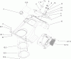 Toro 38600 - Snow Commander Snowthrower, 2006 (260000001-260010000) Ersatzteile SHROUD, CONTROL PANEL AND MUFFLER SHIELD ASSEMBLY