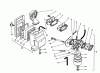 Toro 62005 (T500) - Generator, T500, 1984 (4000001-4999999) Ersatzteile AIR CLEANER & CARBURETOR ASSEMBLY