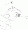 Toro 38600 - Snow Commander Snowthrower, 2008 (280000001-280999999) Ersatzteile RECOIL UPPER SHROUD ASSEMBLY NO. 108-5099