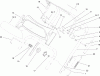 Toro 38600 - Snow Commander Snowthrower, 2008 (280000001-280999999) Ersatzteile UPPER HANDLE ASSEMBLY